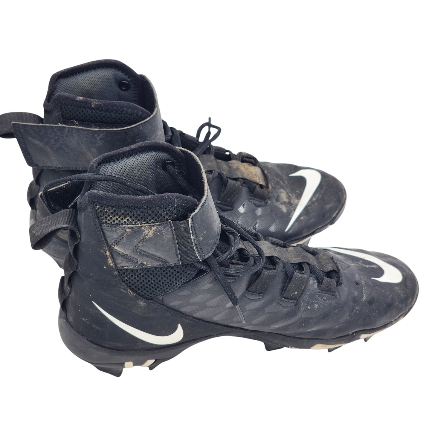 Nike Shoes Force Savage Shark 2 Men 12 Football Cleats Black FastFlex BV0151-001