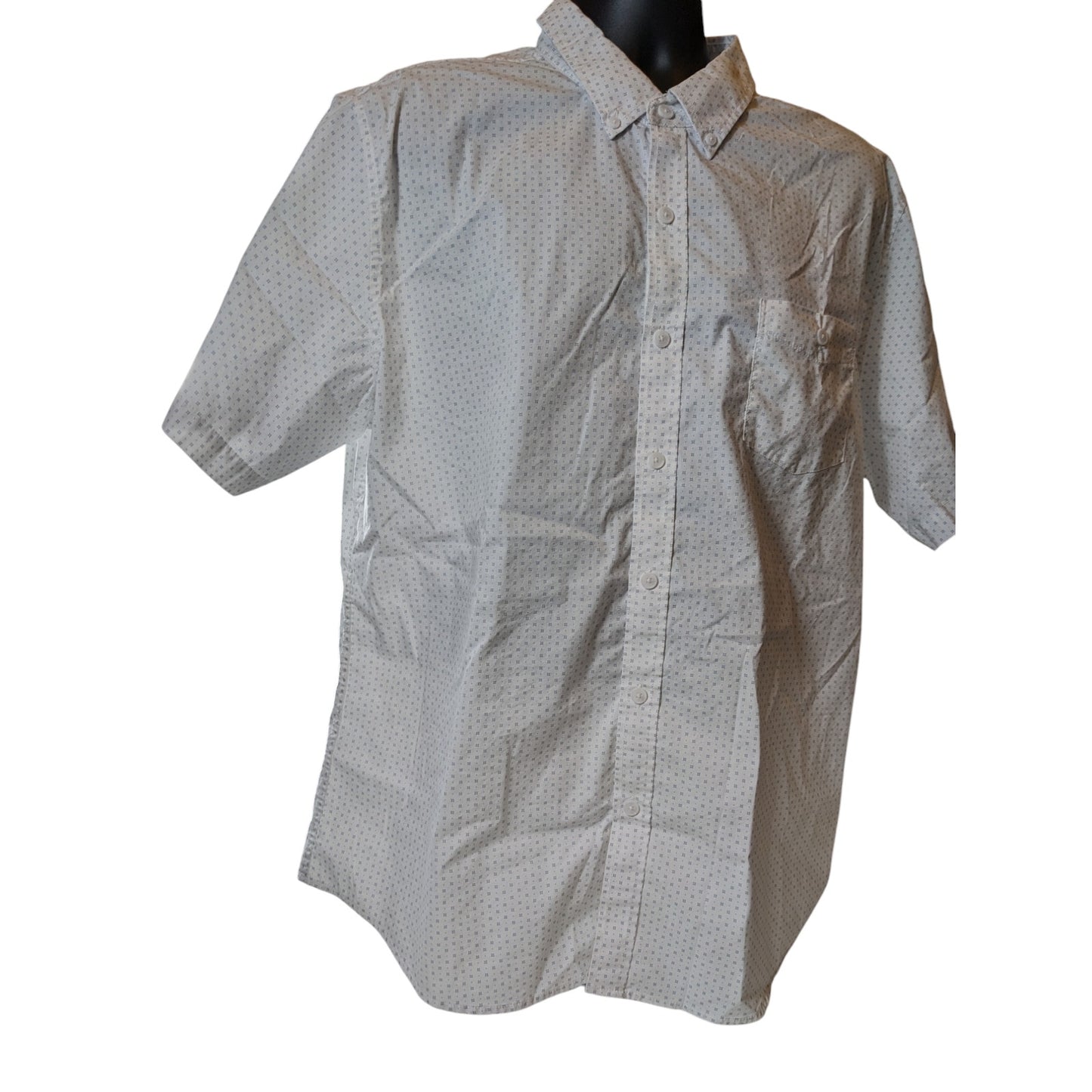 Weatherproof Shirt Mens XXL Comfort Stretch Short Sleeve Casual Button Down