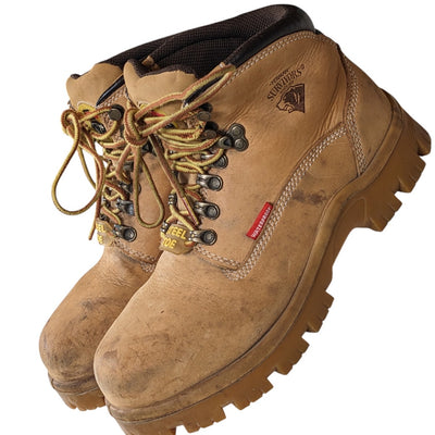 Herman Survivor Boots Steel Toe Breaker Workwear Men 8 Slip Resistant Waterproof