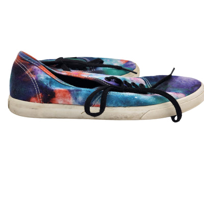 Vans Shoes Mens 7.5 Womens 9 Off Wall Galaxy Tie Dye Sneakers Low Top Skateboard