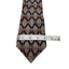 Vintage REPP Mens Silk Tie Black Gold Ornate Medallion Classic Formal Necktie