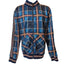 Stacy Adams Jacket Men XXL Blue Plaid Lightweight Track Full Zip Streetwear Bold