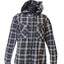 Boston Traders Flannel Jacket Shirt Women Large Sherpa Line Hooded Plaid Shacket