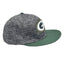 New Era 9Fifty NFL Green Bay Packers Adjustable Snapback Hat Gray Green Logo