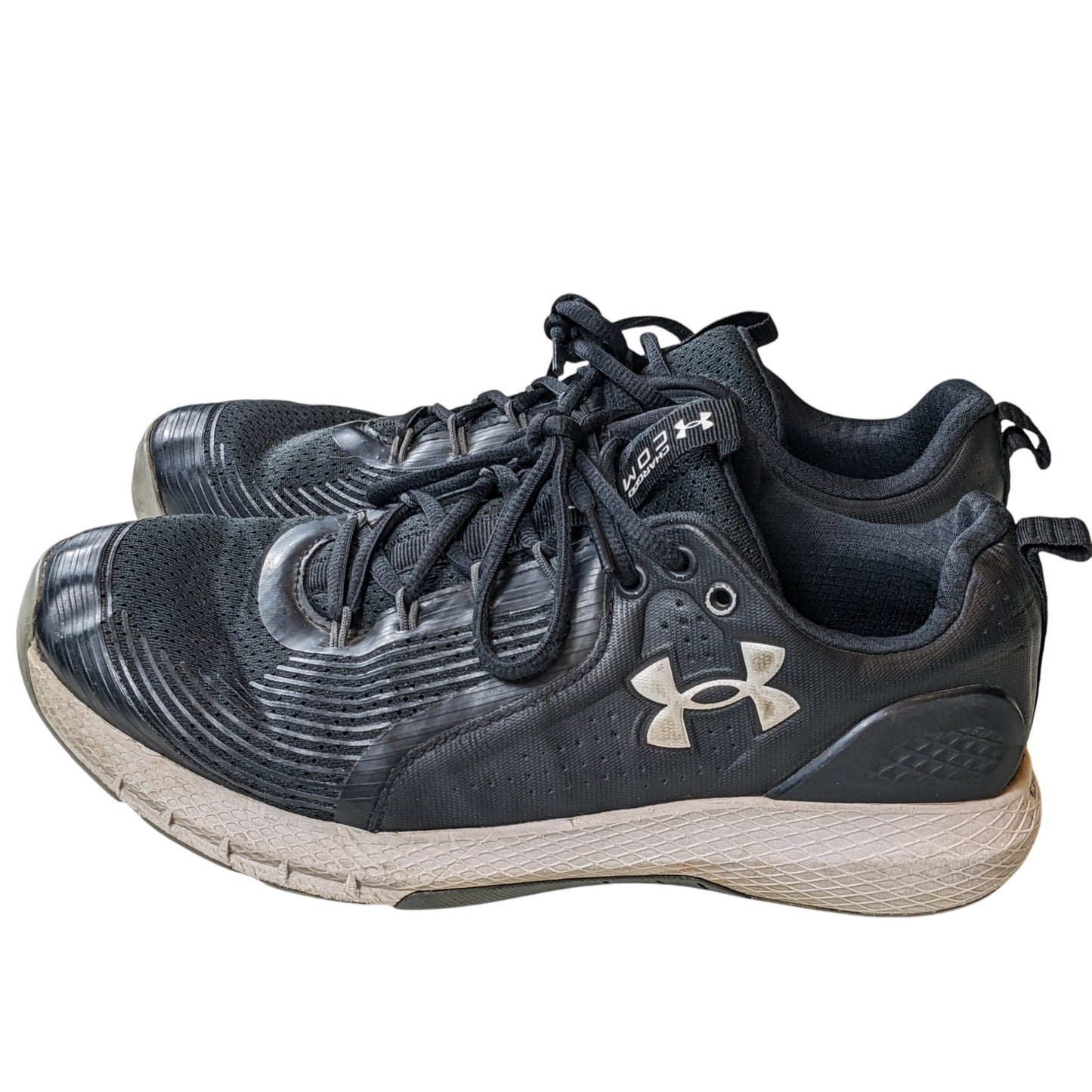 Under Armour Training Shoes Men 9.5 Charged Cushioning Athletic Workout Sneakers