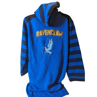 Harry Potter Ravenclaw Bath Robe Large Hooded Wizard Cosplay Costume Loungewear