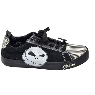 Disney Nightmare Before Christmas Sneakers Mens 10 Ground Up Skellington Skull