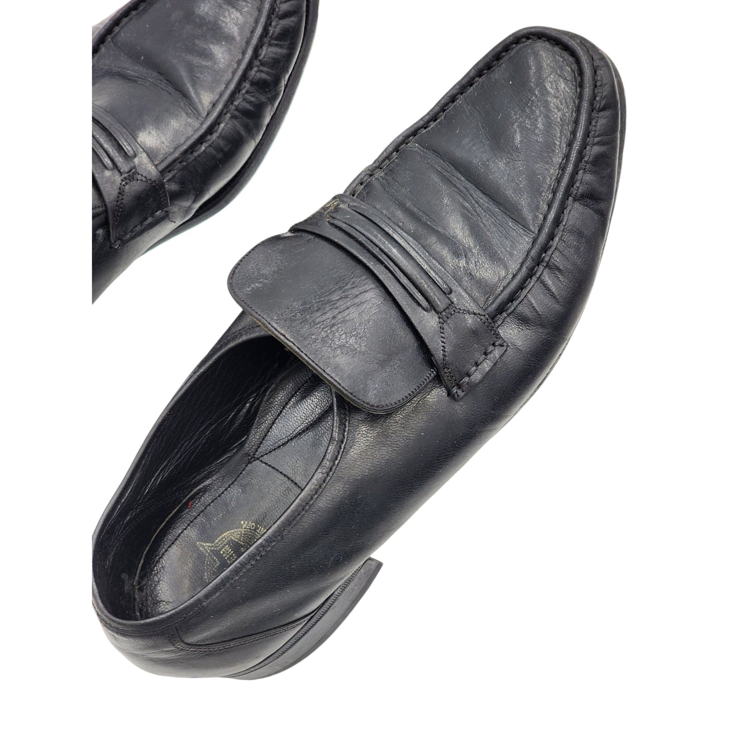 Florsheim Shoes Mens 10.5D Leather Loafers Slip On Dress Business Casual 23242