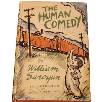 Human Comedy William Saroyan WW2 Wartime Fiction Classic Vintage Hardcover 1943