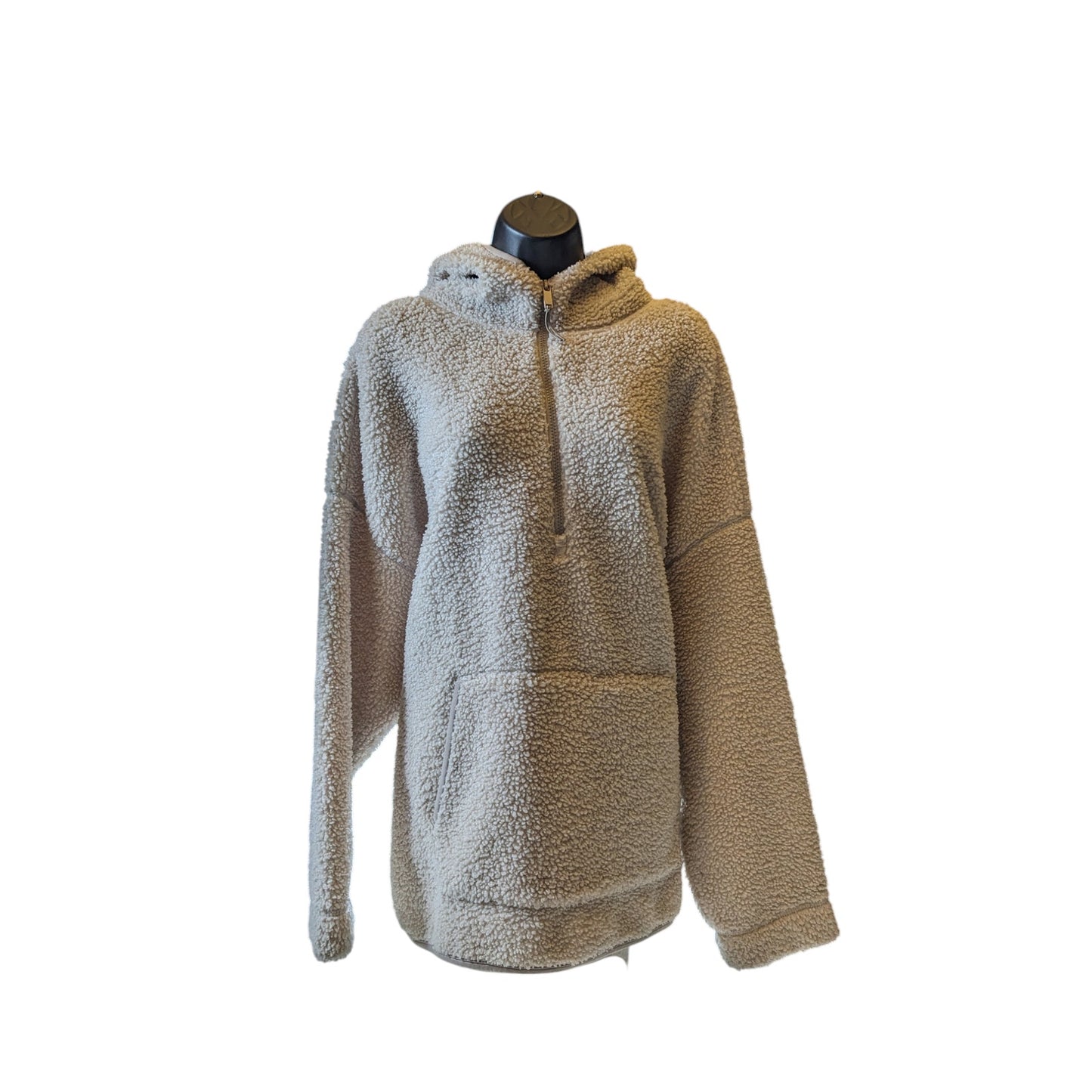 Old Navy Fleece Women XXL Sherpa Hoodie Kangaroo Pocket Oversized Winter Sweater