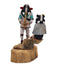 Kachina Signed Earl Dino Sunaweuma Hopi Kokopelli Native American Sculpture 9"