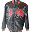 Starter Black Label Chicago Bulls Bomber Jacket Mens Large Varsity Snap Button