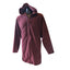 Duluth Trading Fleece Hooded Jacket Womens Size 3X Burgundy Lightweight Full Zip