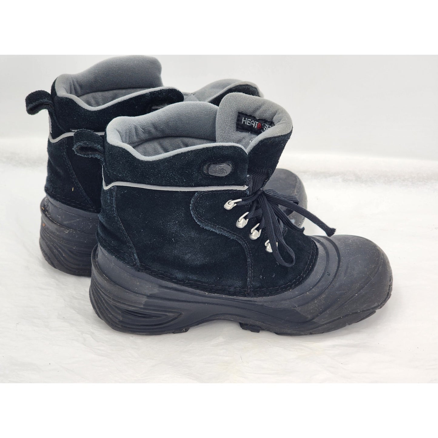 North Face Boots Heat Seeker Womens Size 7 Black 200g Insulation Waterproof Hike