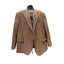 Croft Barrow Blazer Mens 50R Tan Corduroy 2 Button Classic Fit Jacket Sport Coat