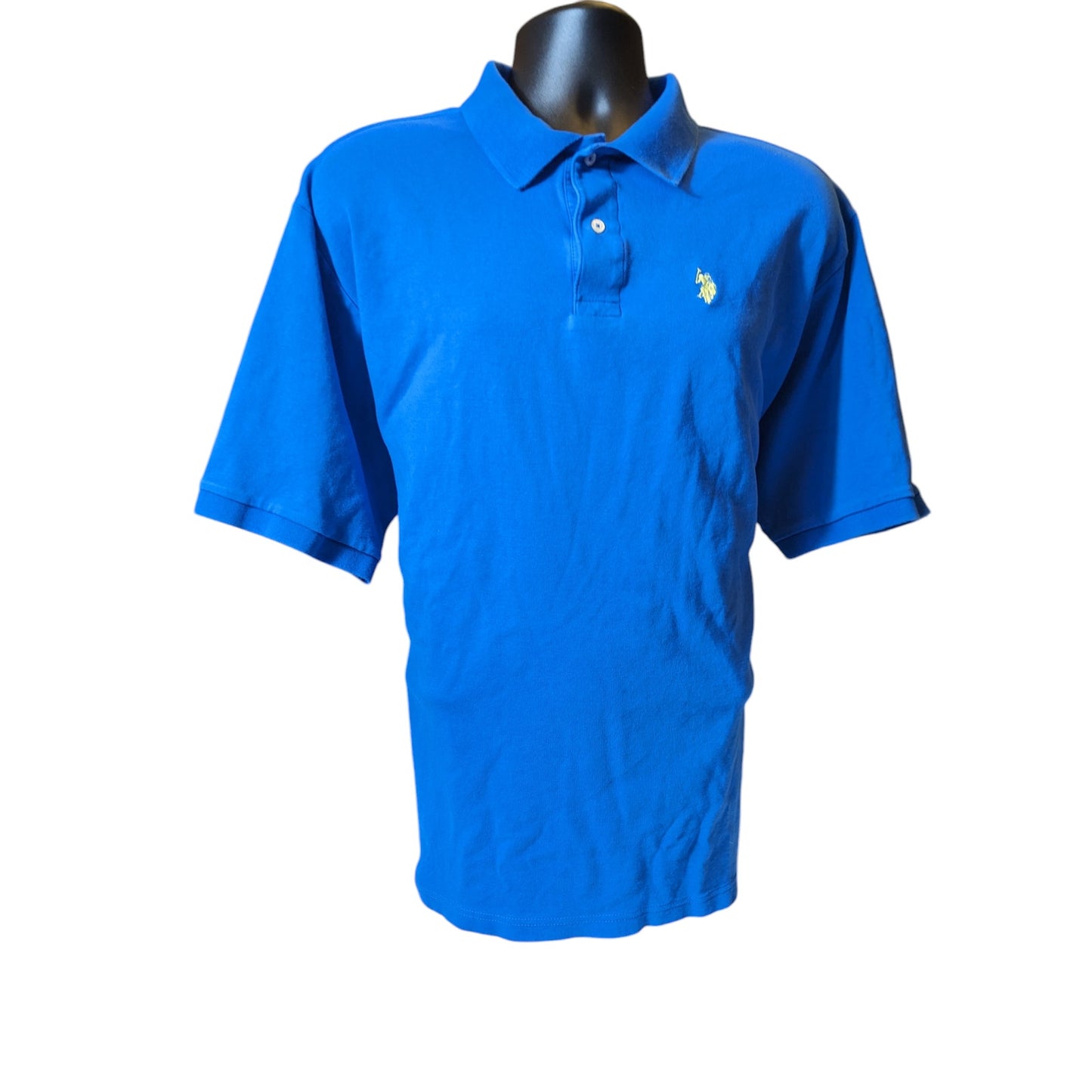 U.S. Polo Assn. Blue Polo Shirt Mens XLT Classic Fit Short Sleeve Luxury Feel