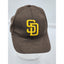 San Diego Padres Hat Yellow Logo Brown Baseball Cap Adjustable Team MLB OC Sport