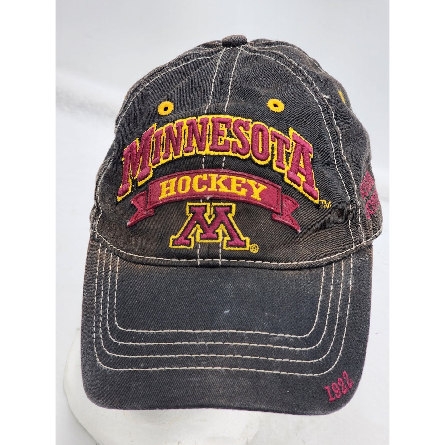 Vintage Minnesota Hockey Golden Gophers 1922 Drew Pearson Baseball Hat Retro Y2K