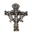 Andrea Barnett Cross Pendant Cherubim Sterling Silver Vintage Religious Jewelry