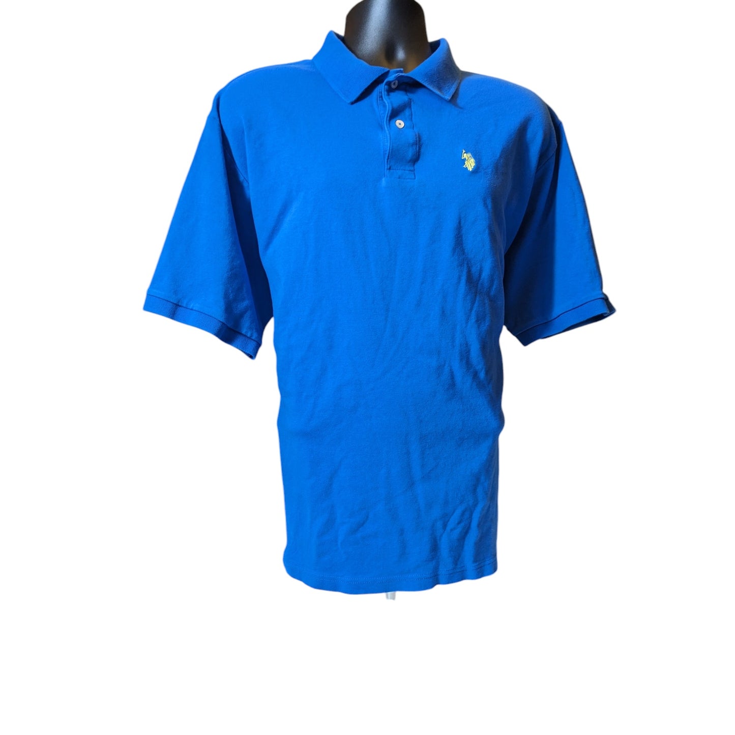 U.S. Polo Assn. Blue Polo Shirt Mens XLT Classic Fit Short Sleeve Luxury Feel