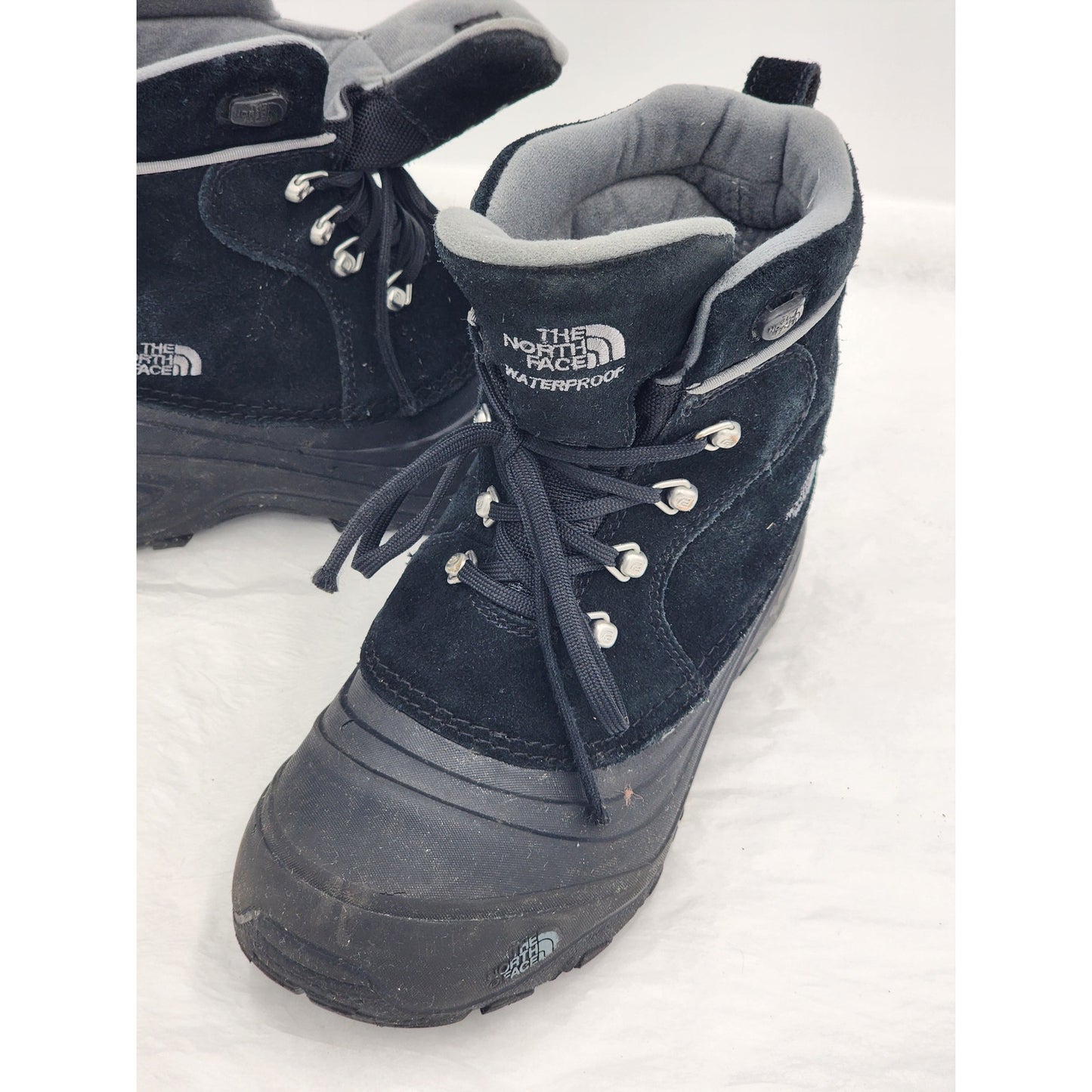 North Face Boots Heat Seeker Womens Size 7 Black 200g Insulation Waterproof Hike