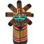 Native American Kachina Hopi Sunface Walter Hughte Carved Southwest Tribal 4"