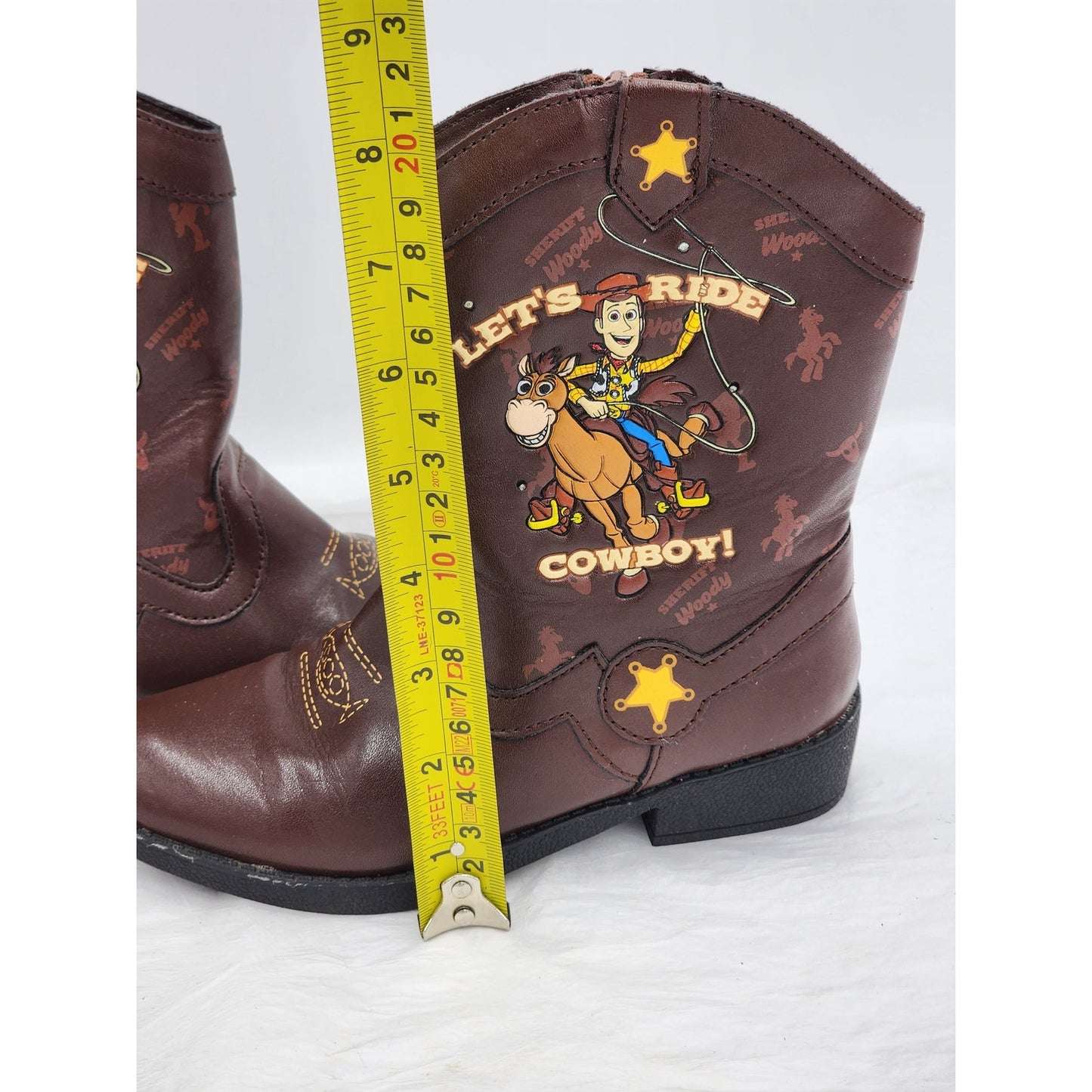 Toy Story Sheriff Woody Cowboy Boots Children Kids 12 Lets Rise Bullseye Western