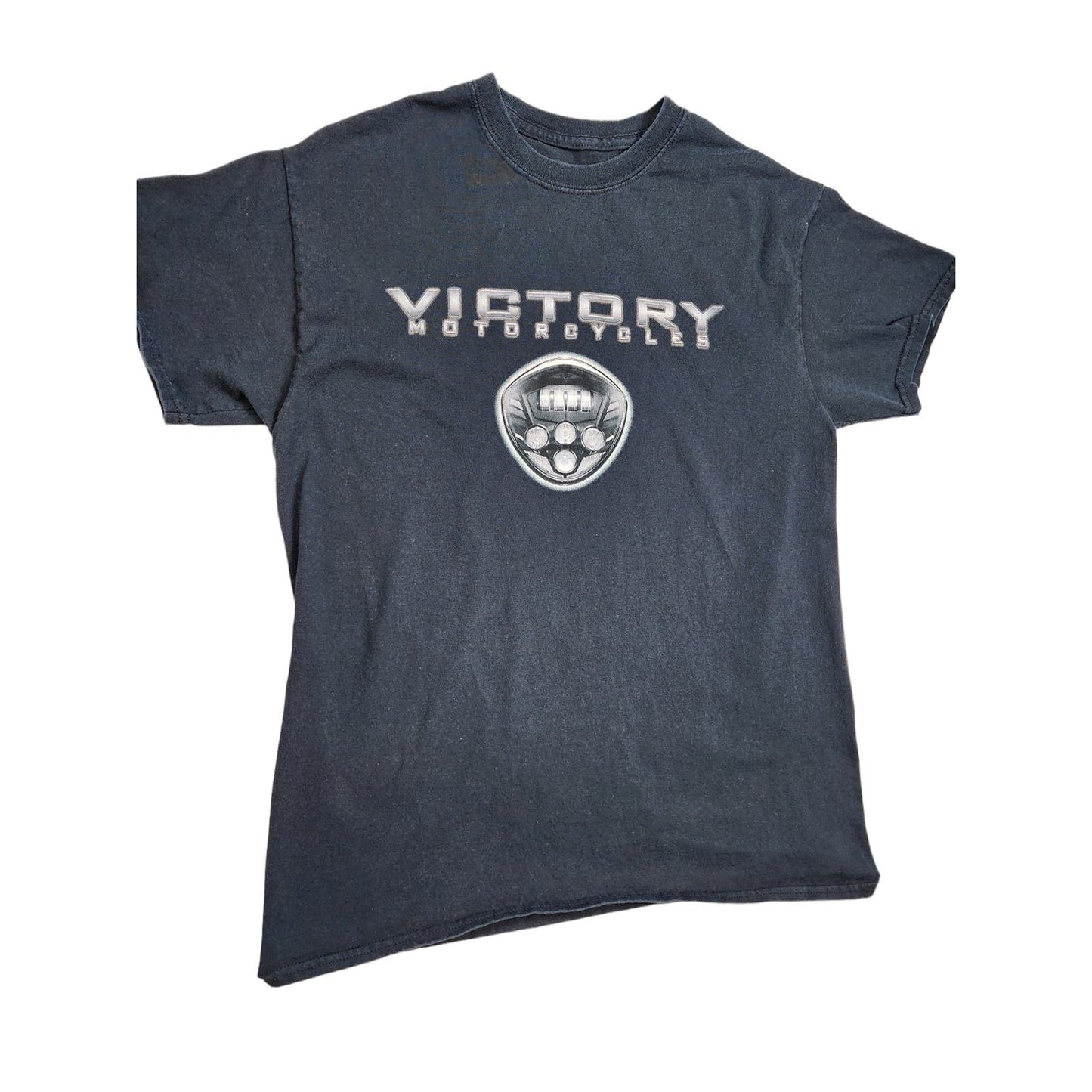 Victory Motorcycle Hammer T Shirt Mens Medium Graphic Tee Biker Vintage Retro