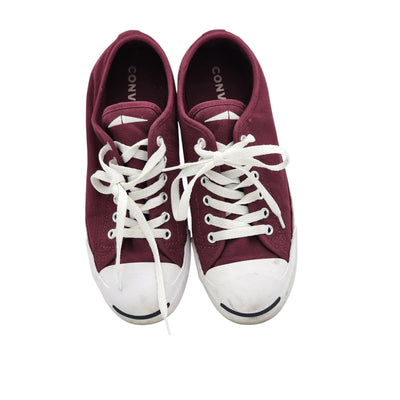 Converse Jack Purcell Shoes Womens 9 Maroon Low Top Sneakers Streetwear Kicks