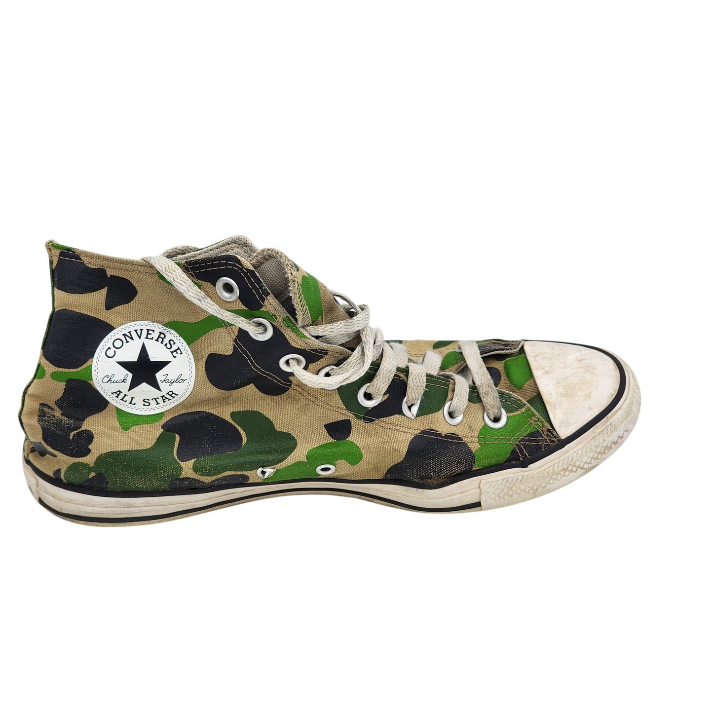 Converse All Star High Tops Camo Unisex Shoes Mens 10 Womens 12 Retro Streetwear