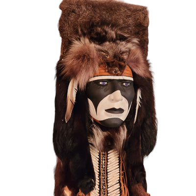La Ne Ayo Spirit Mask Blackfeet Warrior Native American Indian Creek Tribe 47"