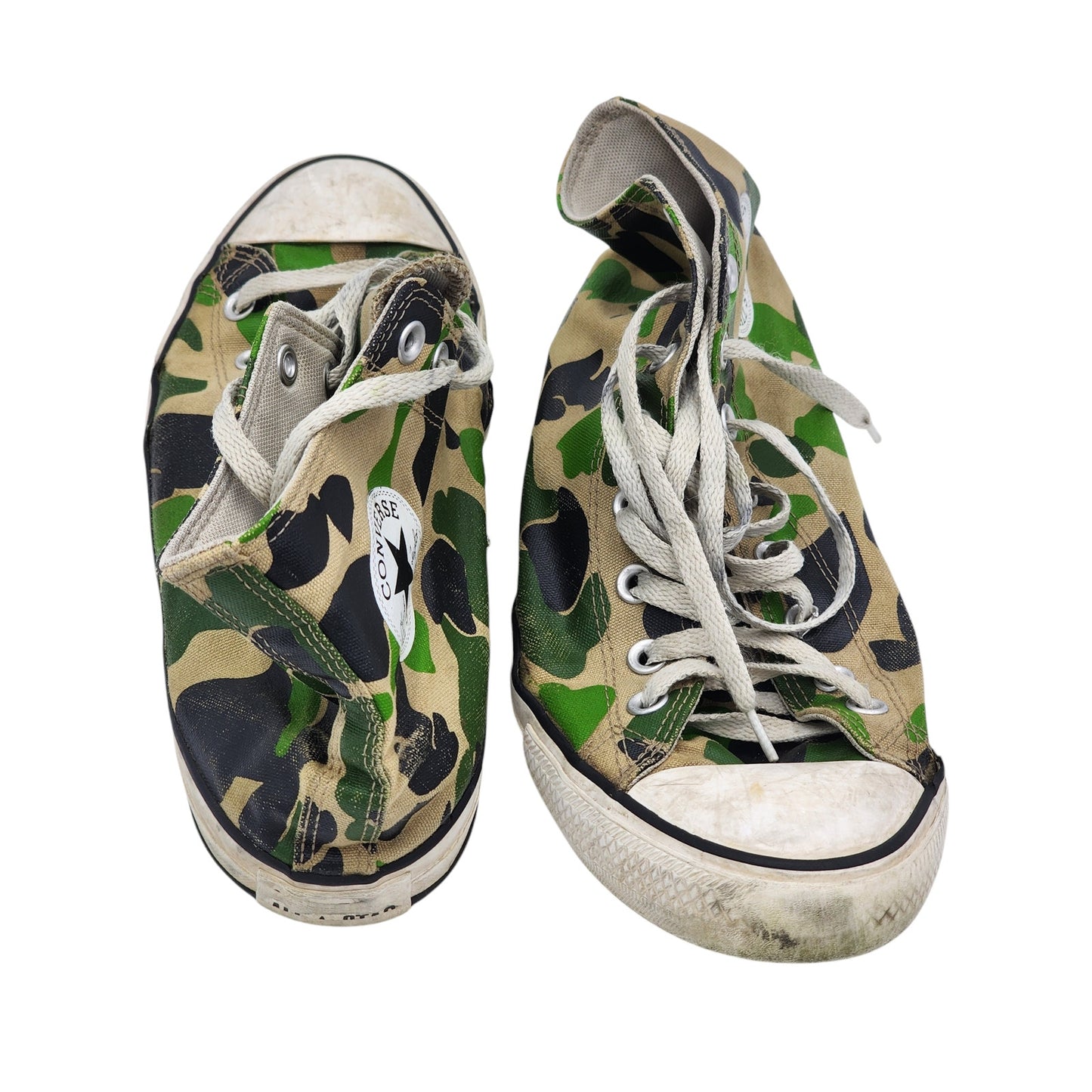 Converse All Star High Tops Camo Unisex Shoes Mens 10 Womens 12 Retro Streetwear