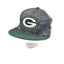 New Era 9Fifty NFL Green Bay Packers Adjustable Snapback Hat Gray Green Logo