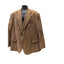 Croft Barrow Blazer Mens 50R Tan Corduroy 2 Button Classic Fit Jacket Sport Coat