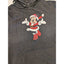 Disney Minnie Mouse Christmas Hoodie Sweatshirt Medium Gray Pullover Pockets