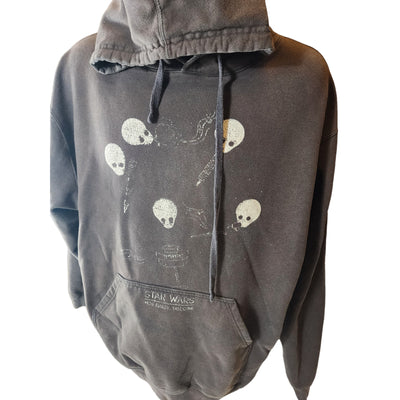 Tultex Star Wars Hoodie Mens 2XL Skulls Mos Eisley Tatooine Pullover Sweatshirt