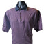 Ben Hogan Polo Golf Shirt Mens Large Purple Micro Houndstooth Short Sleeve