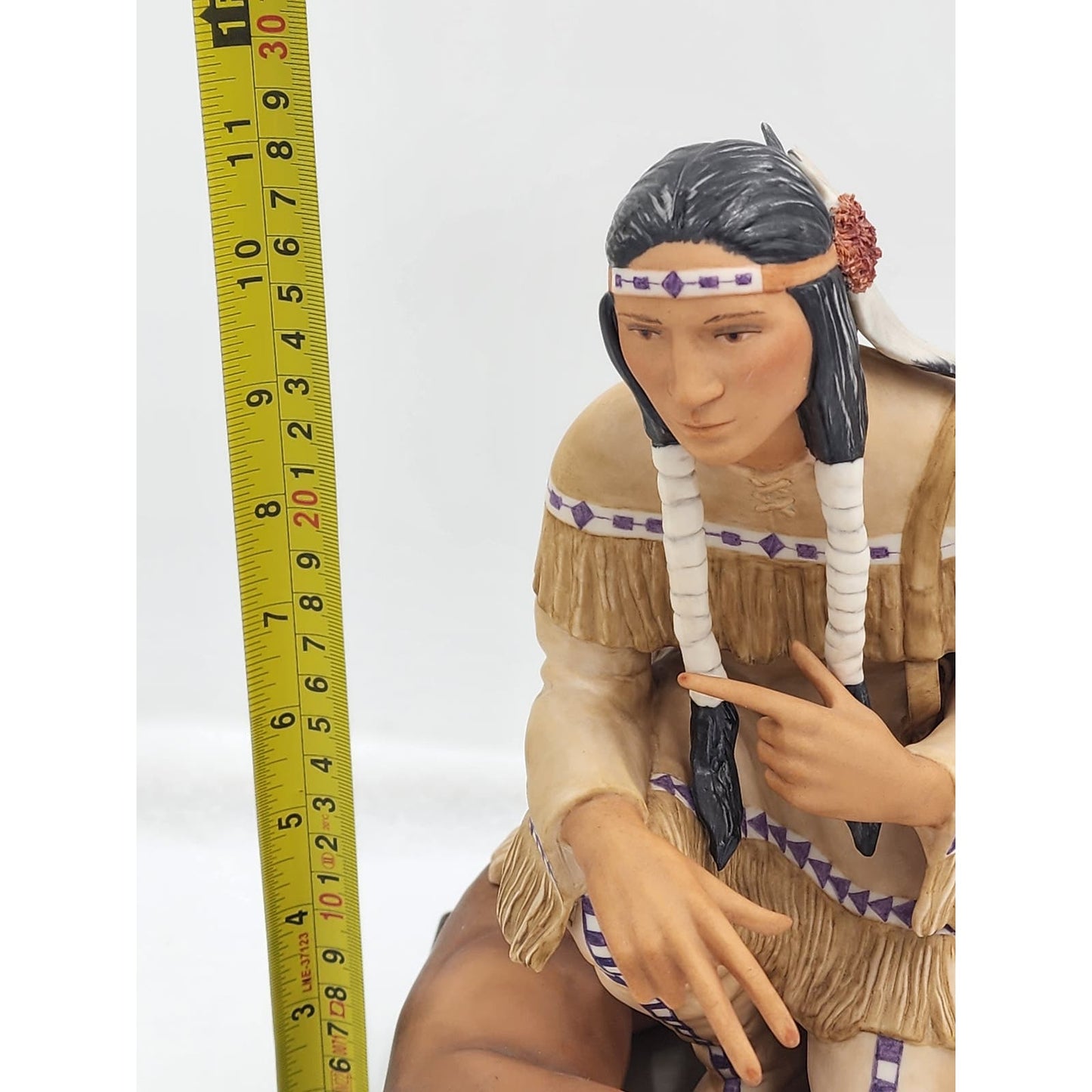 Cybis Onandaga ‘Hiawatha’ Helen Granger Young Native American Style Porcelain