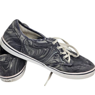 VANS Off the Wall Shoes Womens 9 Marbled Canvas Sneakers Lace Up 25.5CM TB4R