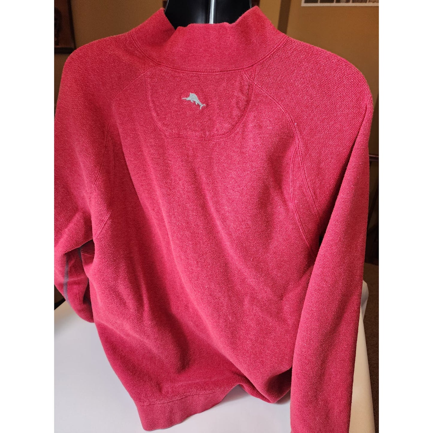 Tommy Bahama Sweater Mens Size XL Pullover Sweatshirt Reversible Long Sleeve Zip
