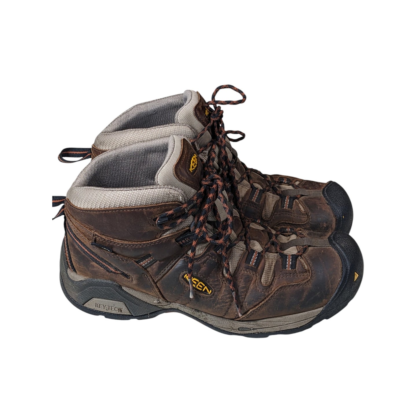 KEEN Utility Shoes Men 11D Waterproof Mid High Top Boots Leather Hiking Workwear