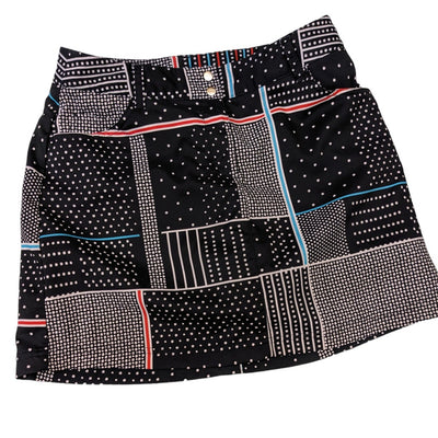 Slazenger Golf Shorts Womens 4 Skorts Activewear Geometric Belt Loop Athleisure