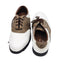 FootJoy Golf Shoes GreenJoys Mens Size 12M Saddle Oxford Cleats Lace Up 45542