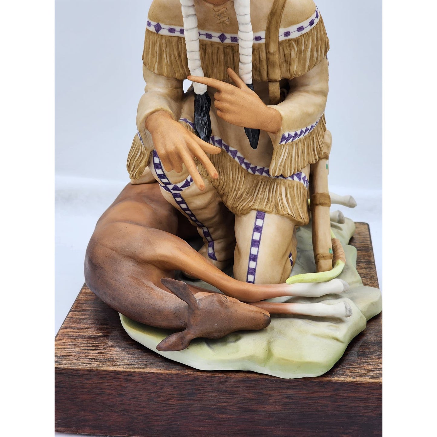 Cybis Onandaga ‘Hiawatha’ Helen Granger Young Native American Style Porcelain