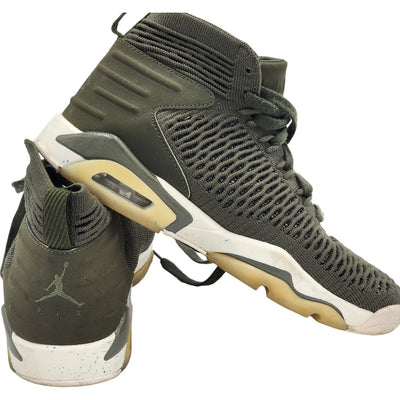 Nike Air Shoes Jordan Flyknit Elevation Green Youth Boys 6.5Y Basketball Shoes