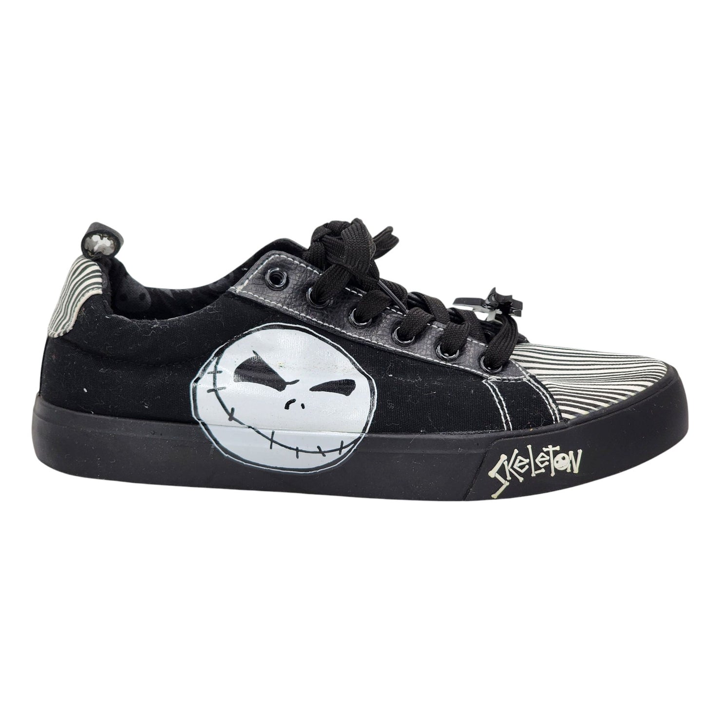 Disney Nightmare Before Christmas Sneakers Mens 10 Ground Up Skellington Skull