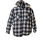 Boston Traders Flannel Jacket Shirt Womens XXL Sherpa Lined Hooded Plaid Shacket