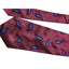 Vintage Perry Ellis Portfolio Mens Silk Tie Burgundy Paisley Italy Neckwear