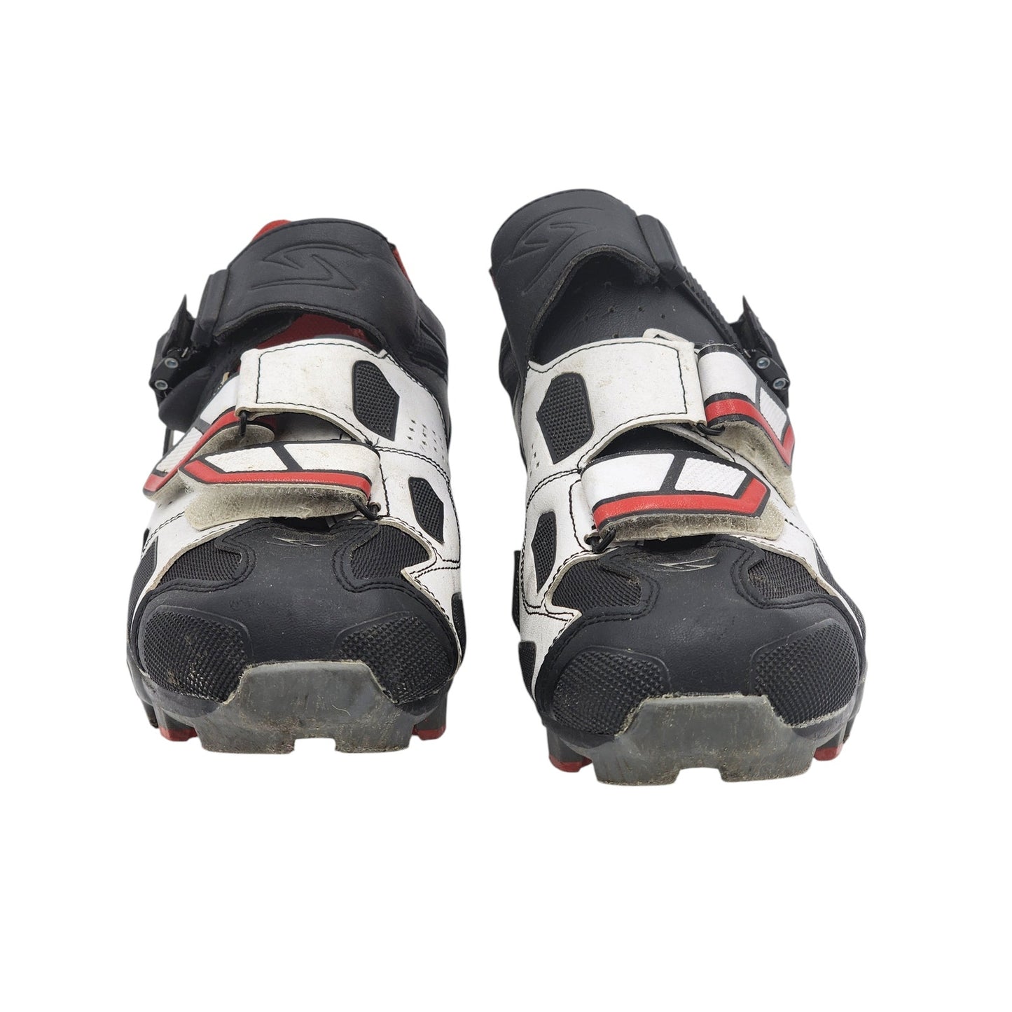 Serfas Shoes Mens 9.5 EU 43 Mountain Bike Black White Red Clipless MTB Cycling