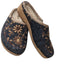 Taos Shoes Woolderness Womens 38 7-7.5 Wool Slippers Felt Floral Clogs Slip On